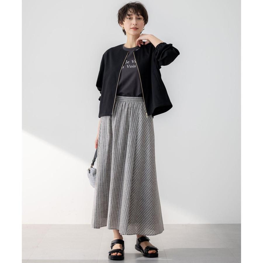 ＊新品＊23区リネンレーヨンストレッチ ブルゾン 洗える】リネンレーヨンストレッチ ブルゾン / 23区