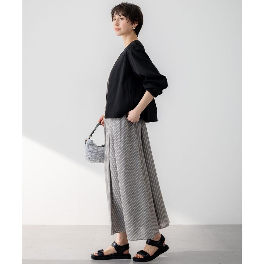 23区 【洗える】リネンレーヨンストレッチ ブルゾン : マルイ