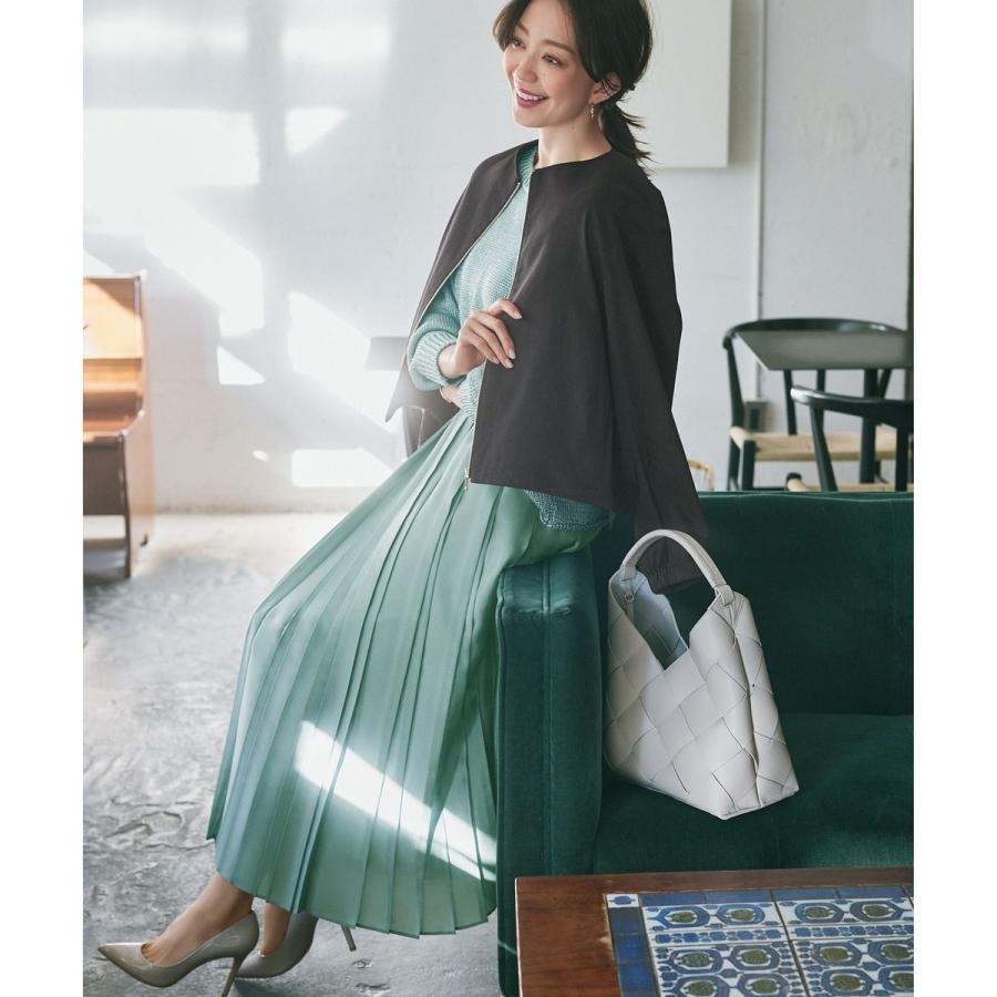 ＊新品＊23区リネンレーヨンストレッチ ブルゾン 洗える】リネンレーヨンストレッチ ブルゾン / 23区 | ファッション