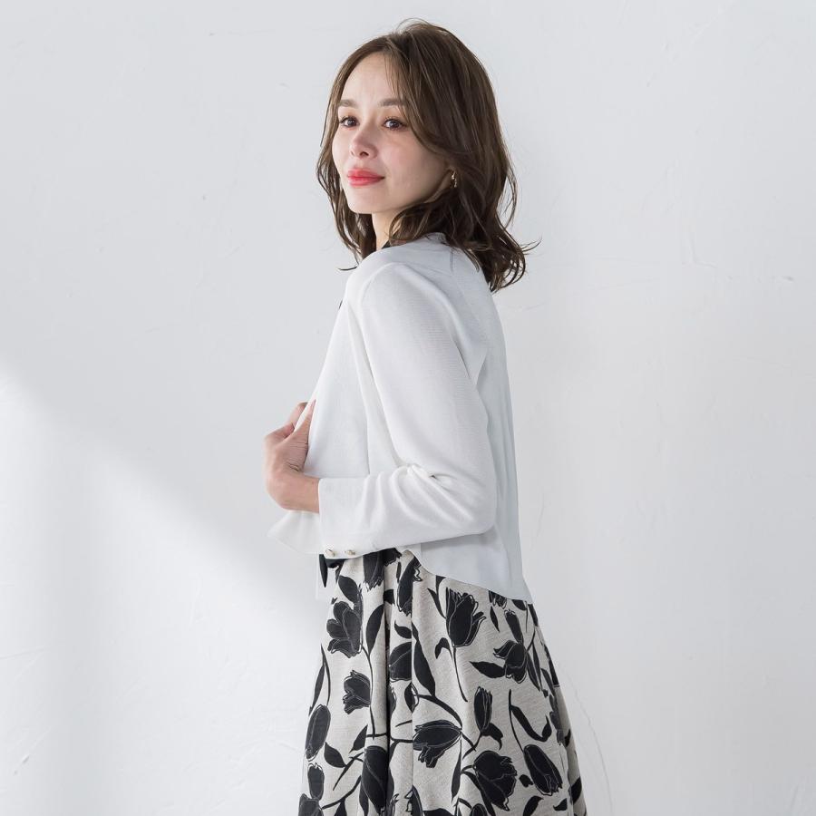 Viaggio Blu ルシンダボレロカーディガン≪手洗い可能