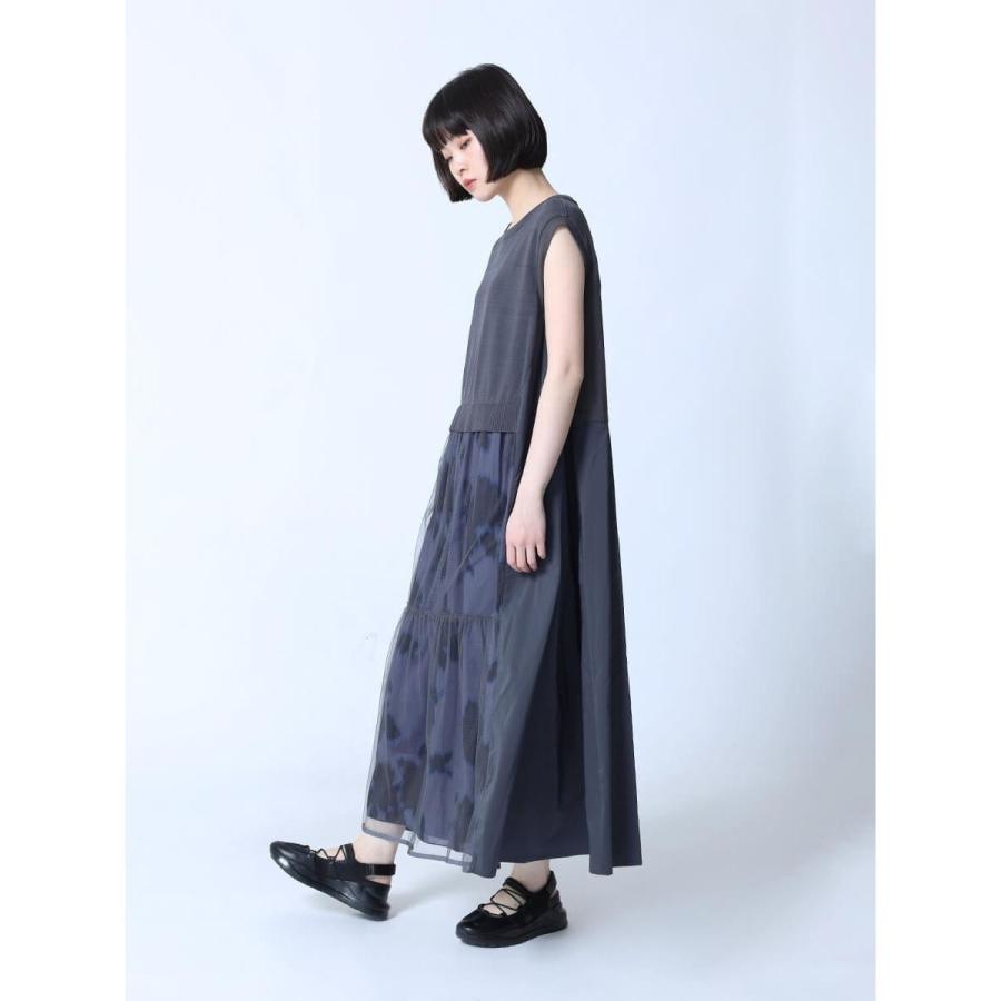 LASUD（ラシュッド） チュールレイヤード柄ワンピース : マルイ(丸井