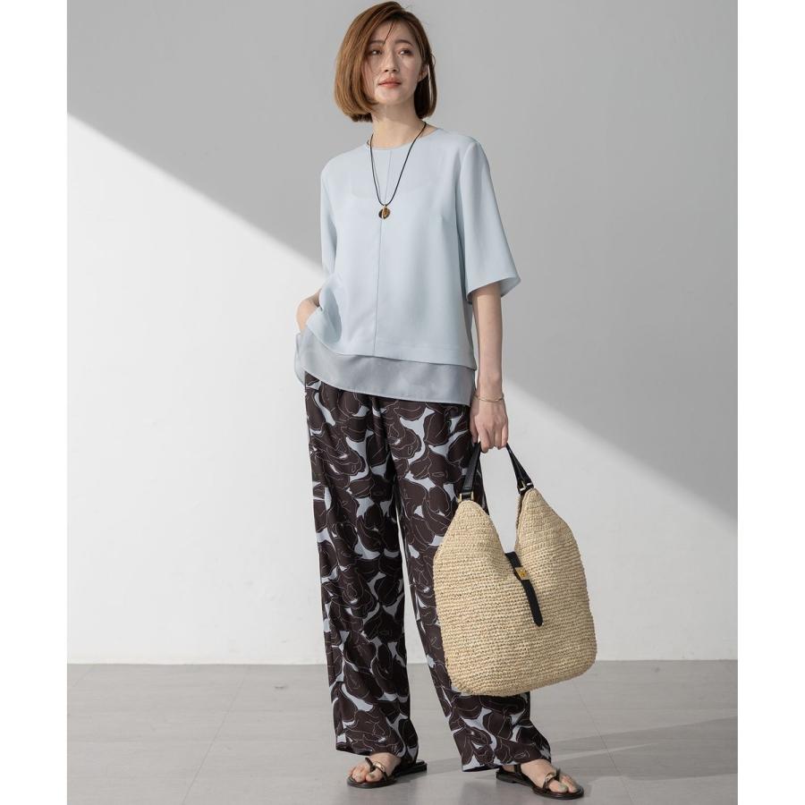 23区 【吸水速乾/UVカット/接触冷感】ストレッチジョーゼット