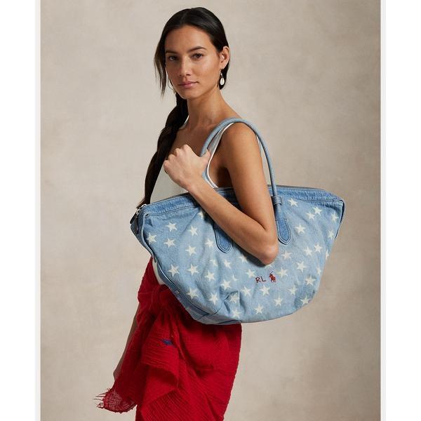 POLO RALPH LAUREN フラッグ デニム ミディアム Bellport トート