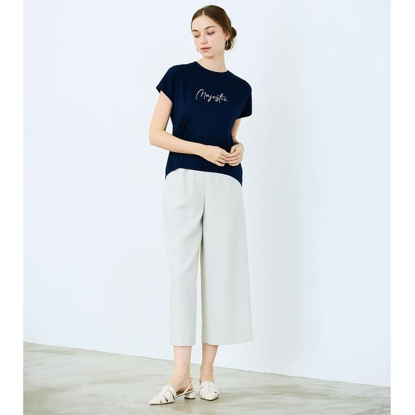 E-clat カットソー Liliane Burty ECLAT 【S・Mサイズ】綿100％ロゴプリント T