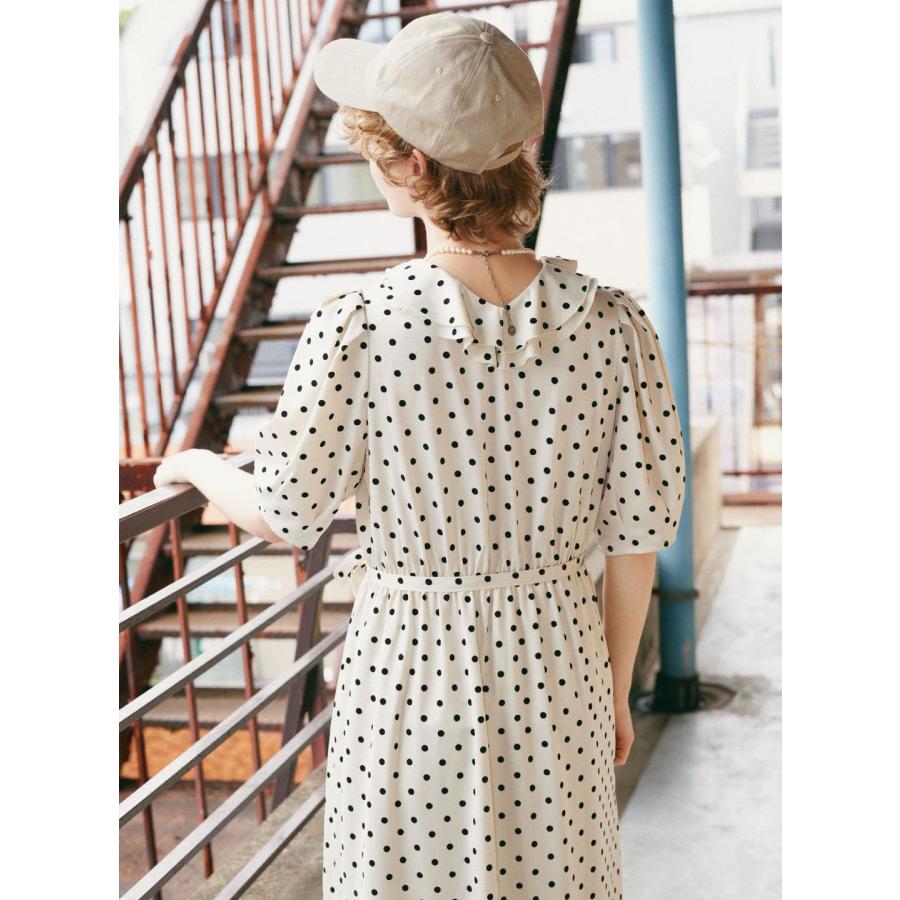 COEL（コエル） ドットフリルワンピース : マルイ(丸井)Yahoo!店