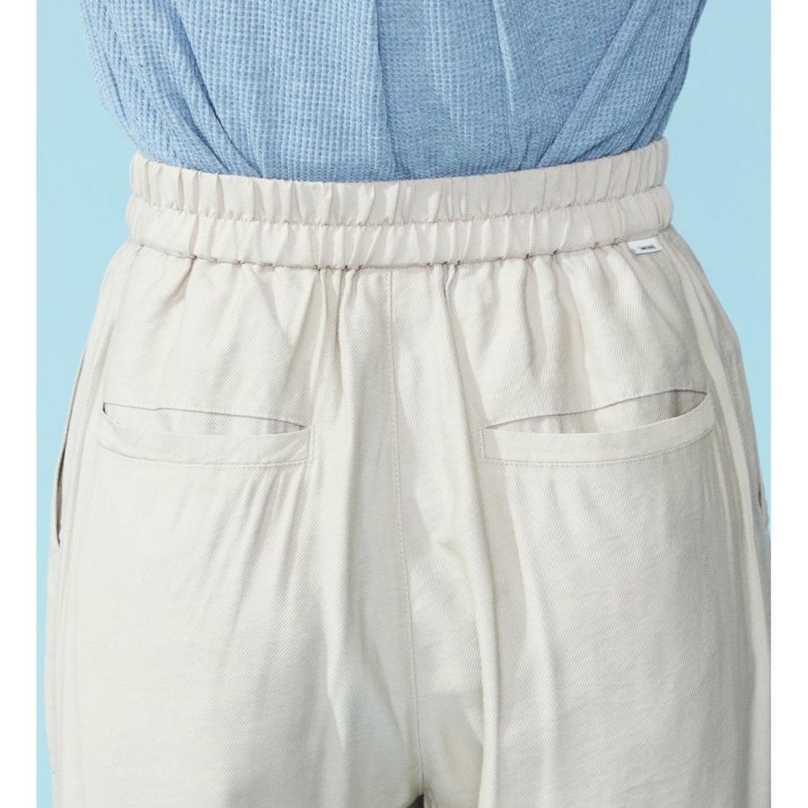 SOMETHING（サムシング） ウエストゴムSLパラシュートワイドパンツ【UV