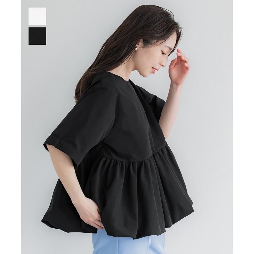 coca（コカ） バルーン半袖ブラウス 全2色 : マルイ(丸井)Yahoo!店