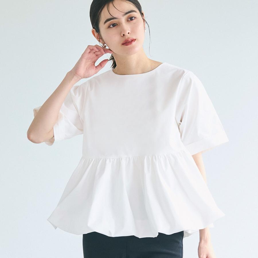 coca（コカ） バルーン半袖ブラウス 全2色 : マルイ(丸井)Yahoo!店