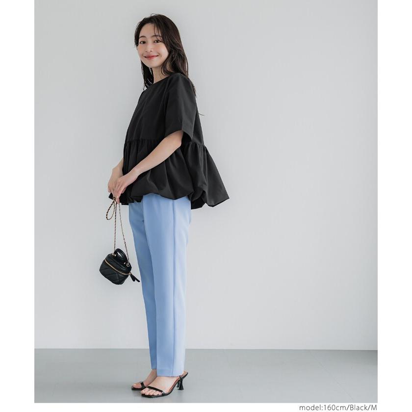 coca（コカ） バルーン半袖ブラウス 全2色 : マルイ(丸井)Yahoo!店