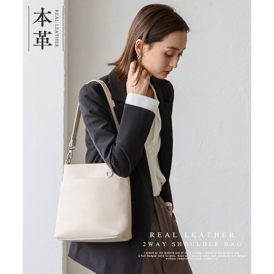 VitaFelice（ヴィータフェリーチェ） 本革2WAYショルダーバッグ【aroco