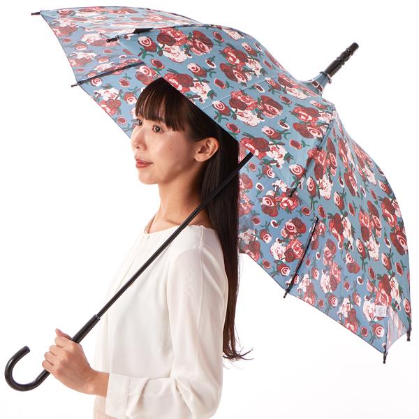 ANNA SUI アナスイ　長傘　デザイン傘　お洒落傘　総柄傘　アナスイ柄傘 ANNA SUI（アナスイ） 【 ANNA SUI（アナ スイ）】花柄プリント雨傘(長