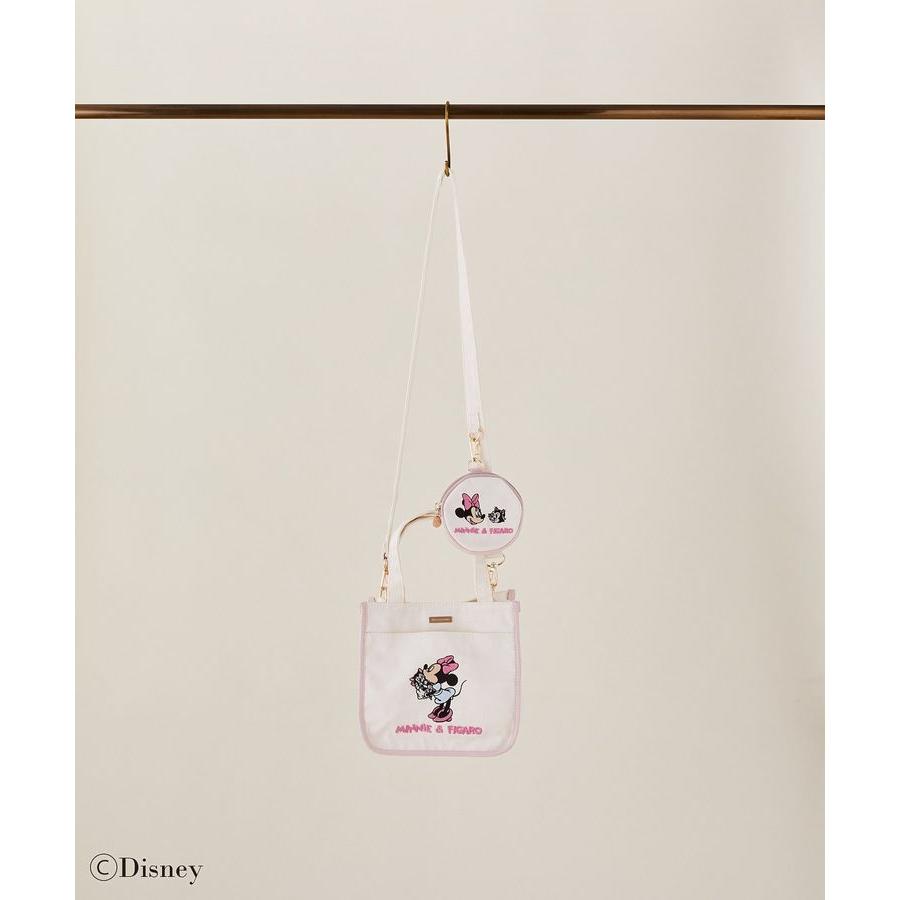 メゾンドフルール ミニー＆フィガロ ショルダーバッグ ミニポーチ Maison de FLEUR（メゾンドフルール） Minnie／Figaro／ポーチ付