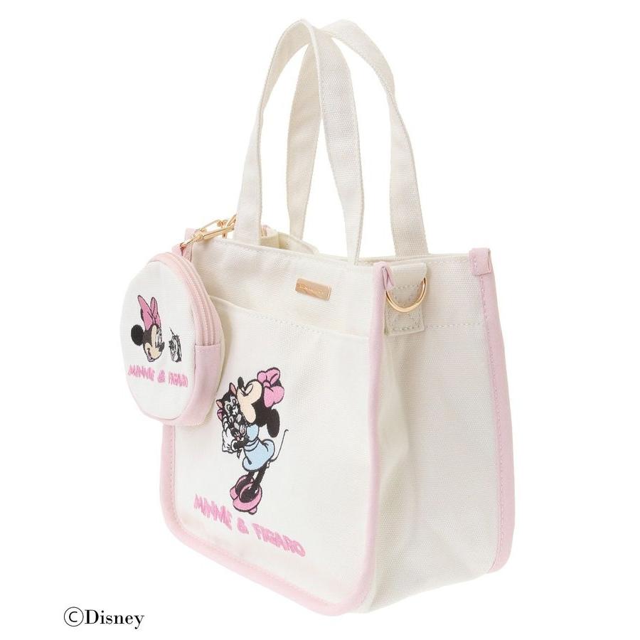 メゾンドフルール ミニー＆フィガロ ショルダーバッグ ミニポーチ Maison de FLEUR（メゾンドフルール） Minnie／Figaro／ポーチ付