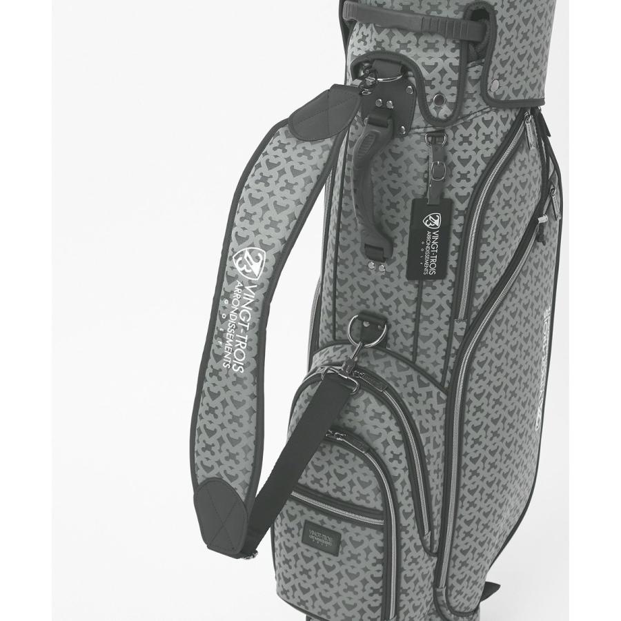 23区GOLF 【UNISEX】モノグラムライトキャディバッグ ベテラン 