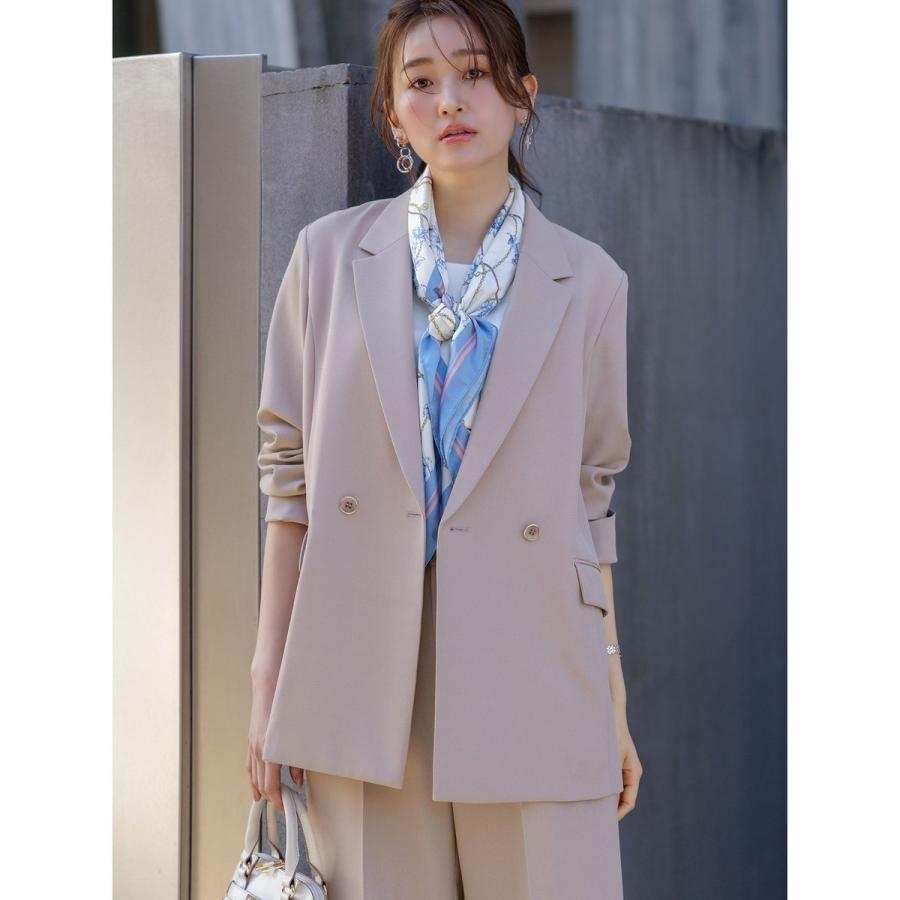 UVカット接触冷感吸水速乾スマートビューティストレッチ ダブルブレストジャケット ANY SIS｜【UVカット・接触冷感・吸水速乾】スマートビューティ