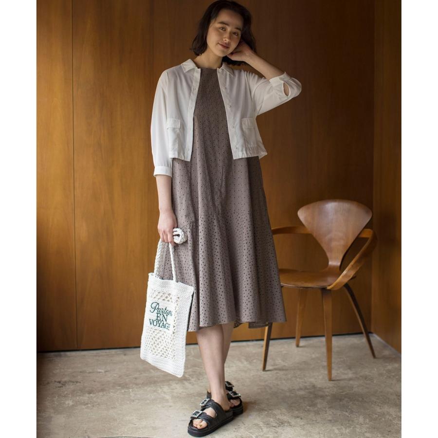 【WEB限定・新色追加】エンブロイダリーレースノースリーブ ワンピースの画像