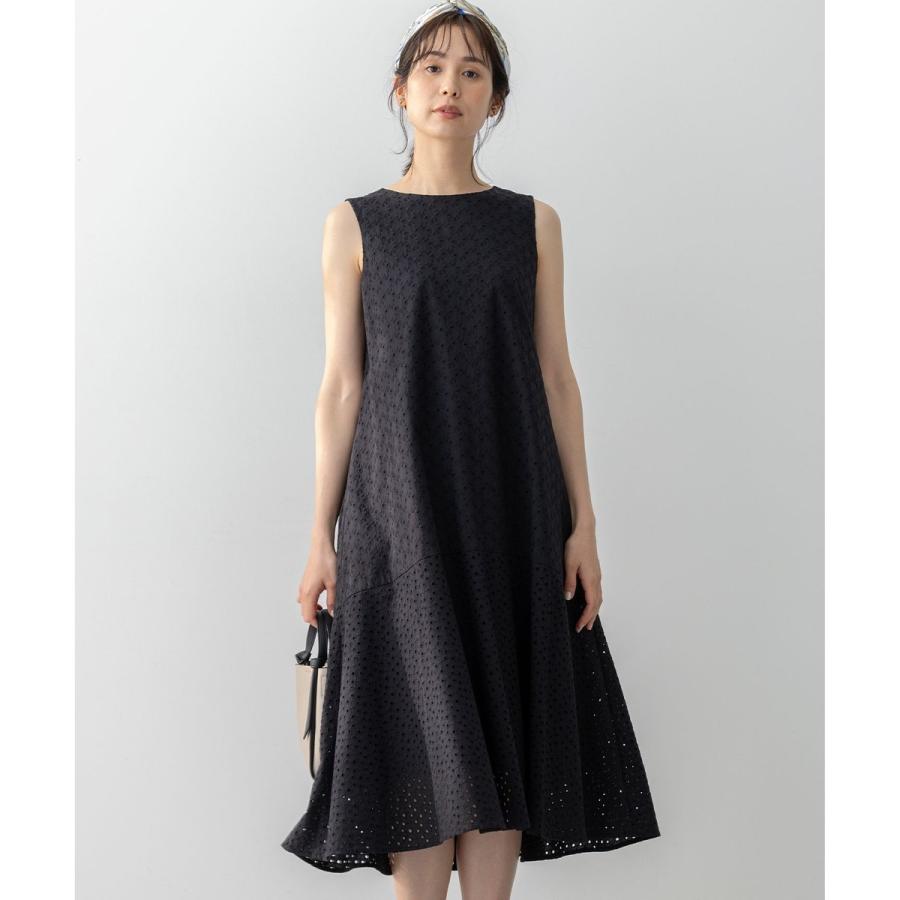 【WEB限定・新色追加】エンブロイダリーレースノースリーブ ワンピースの画像