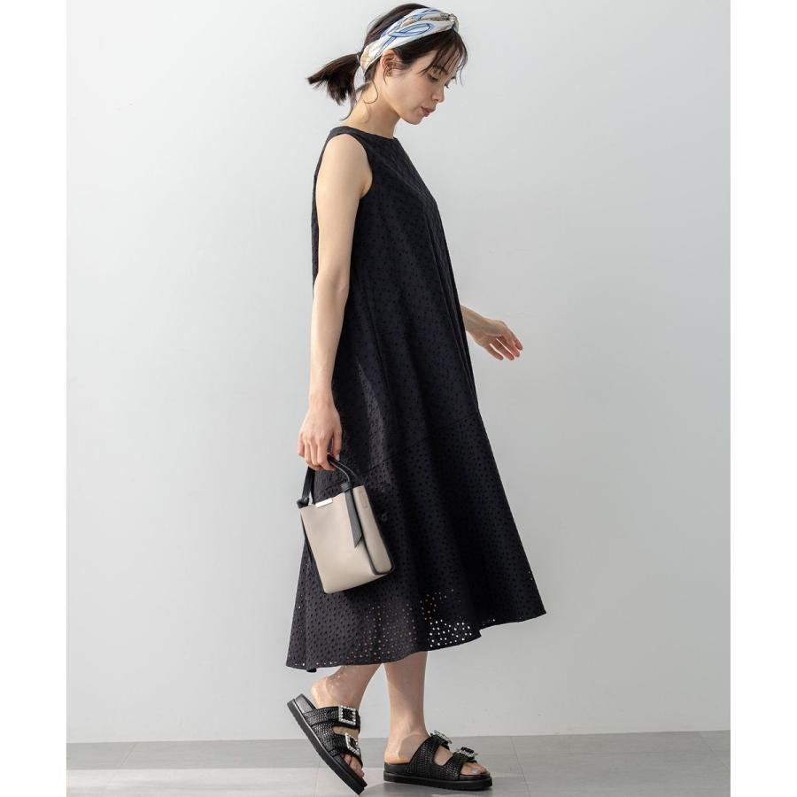 【WEB限定・新色追加】エンブロイダリーレースノースリーブ ワンピースの画像