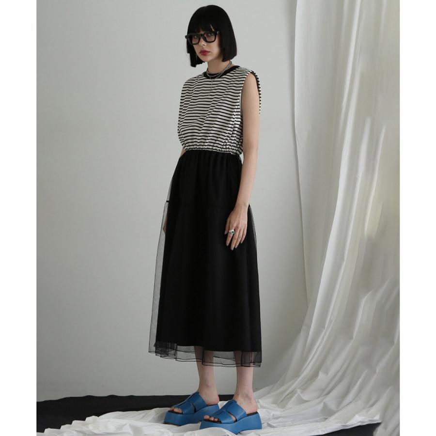 ROSE BUD（ローズバッド） チュール切り替えワンピース : マルイ(丸井