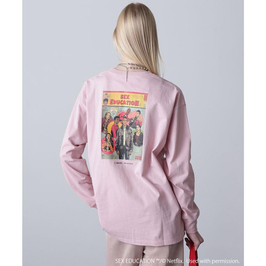 【ROSE】Netflix AMERICAN COMIC TEE | ROSE BUD | 03