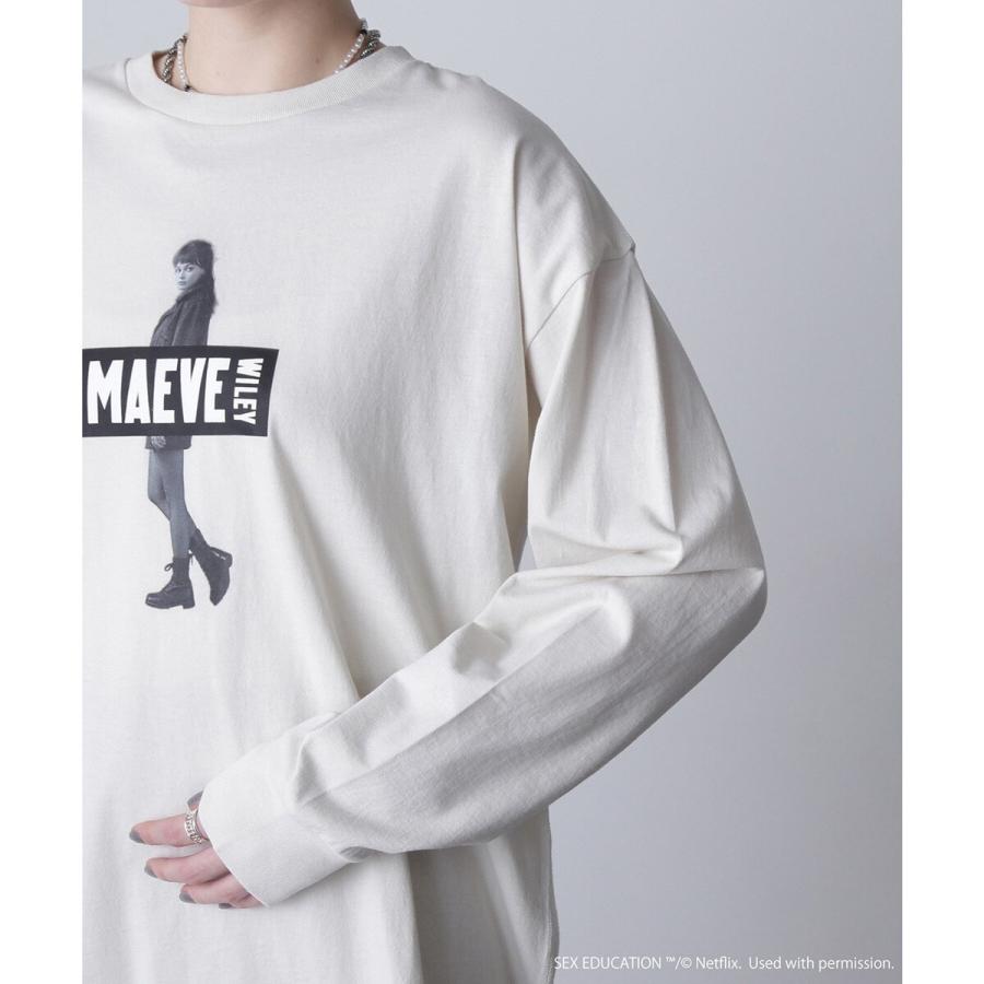 【ROSE】Netflix MAEVE BOX LOGO TEE | ROSE BUD | 10