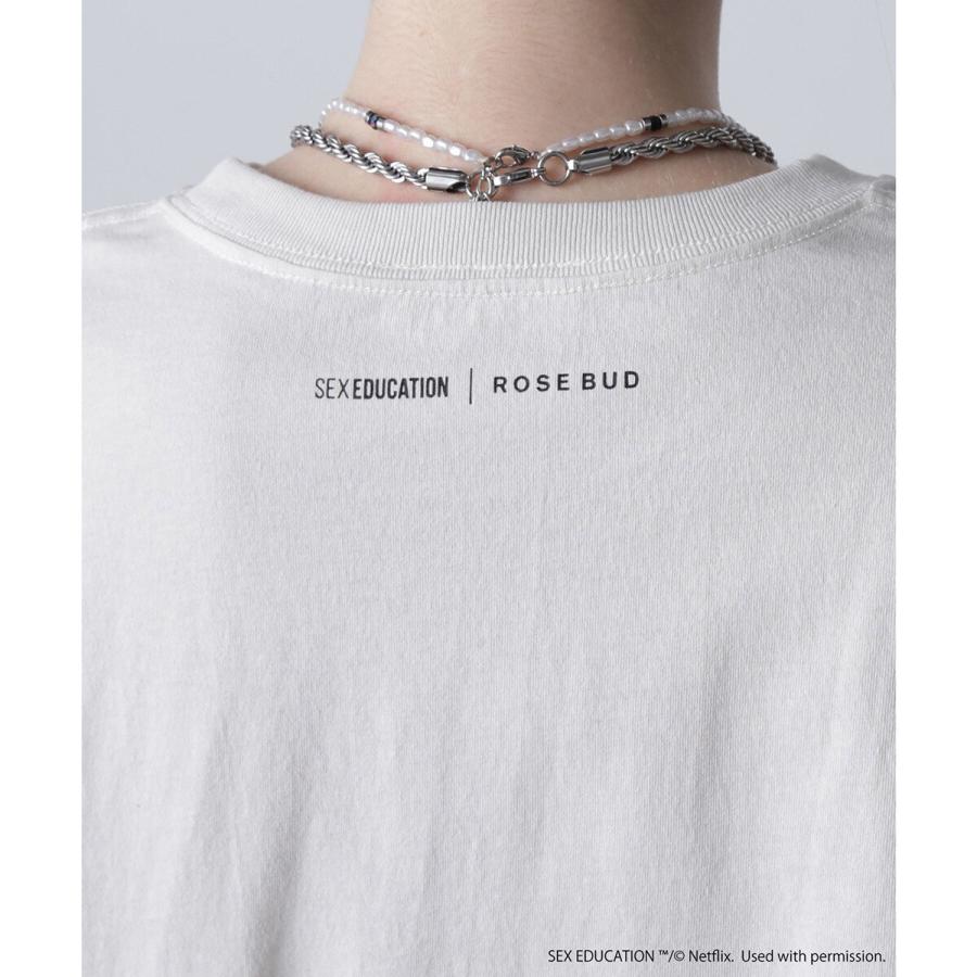 【ROSE】Netflix MAEVE BOX LOGO TEE | ROSE BUD | 12