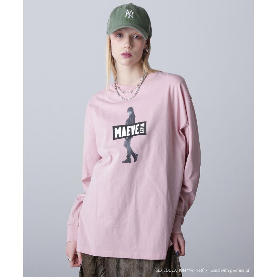 【ROSE】Netflix MAEVE BOX LOGO TEE | ROSE BUD | 13
