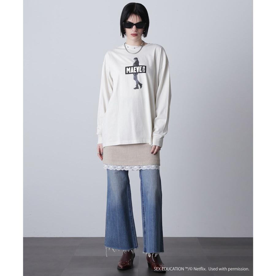 【ROSE】Netflix MAEVE BOX LOGO TEE | ROSE BUD | 03