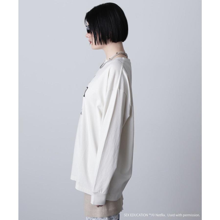 【ROSE】Netflix MAEVE BOX LOGO TEE | ROSE BUD | 07