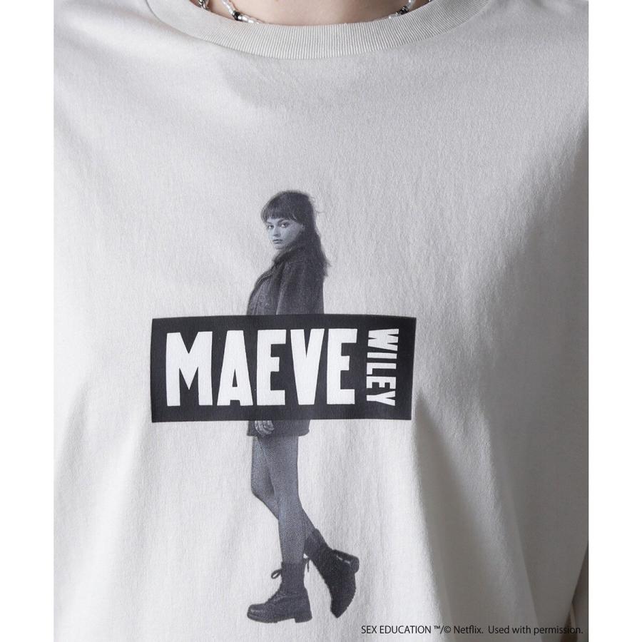 【ROSE】Netflix MAEVE BOX LOGO TEE | ROSE BUD | 09