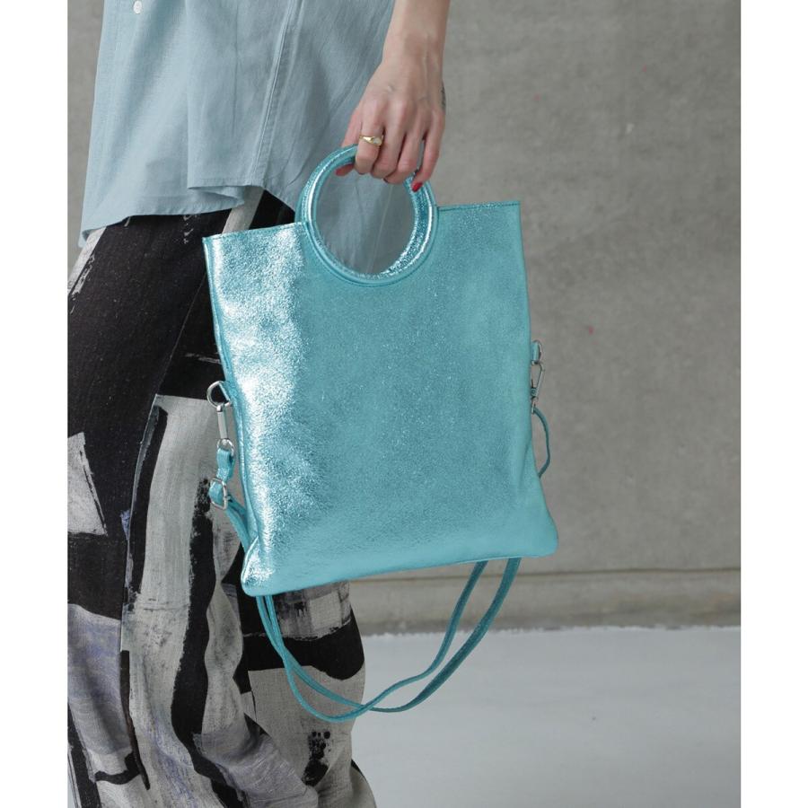 LAULA DI MAGGIO サークルハンドルショルダーバッグ【美品】 ROSE BUD（ローズバッド） (LAURA DI MAGGIO)サークルハンドル