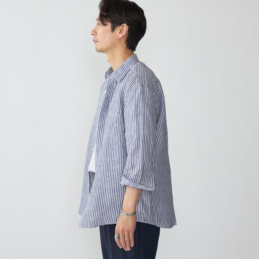 SHIPS（シップス） SHIPS: レイモンド レギュラーカラー リネン 7