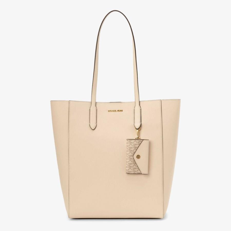 MICHAEL KORS トートバッグ シグネイチャー レザー PVC ブラウン MICHAEL KORS トートバッグ VINCENT トート ウィズ カードケース