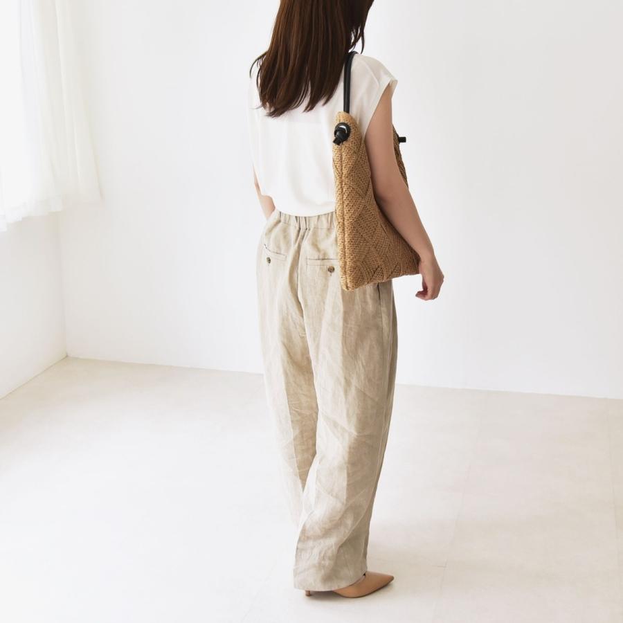 《一部追加予約》quaranciel:〈接触冷感〉フレンチスリーブ ベーシック シアー ニット プル