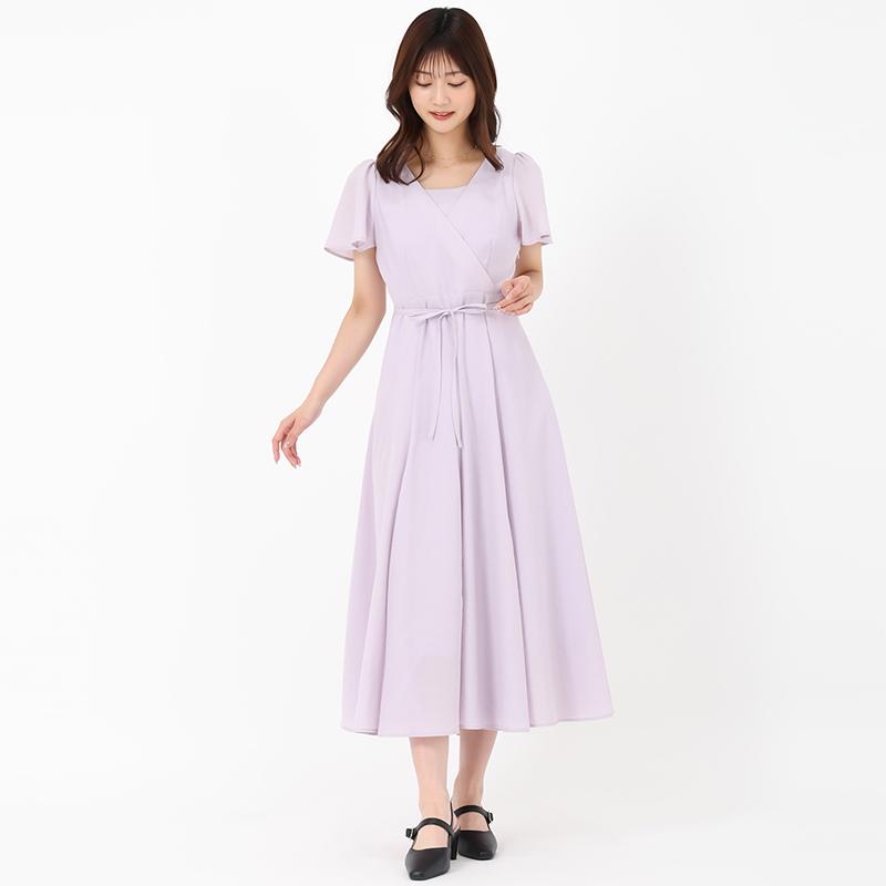 MISCH MASCH（ミッシュマッシュ） カシュクールフレアワンピース
