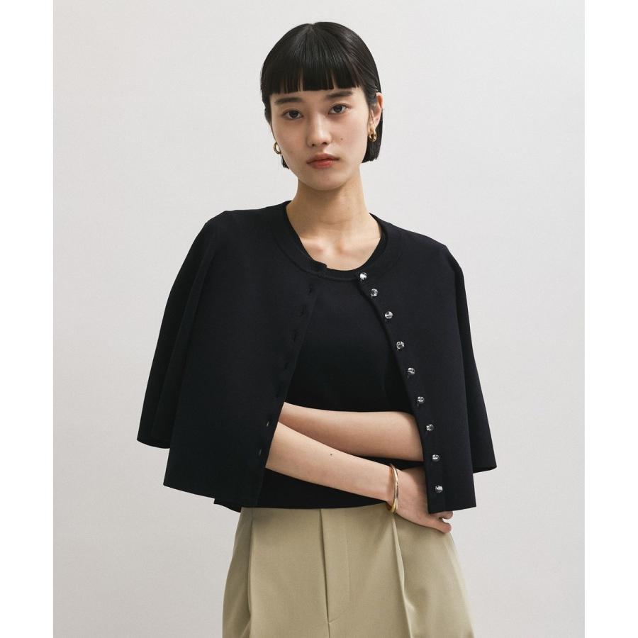 ADAM ET ROPÉ クールタッチニットカーディガン ADAM ET ROPE'（アダムエロペ） 【サステナブル】クールタッチニット