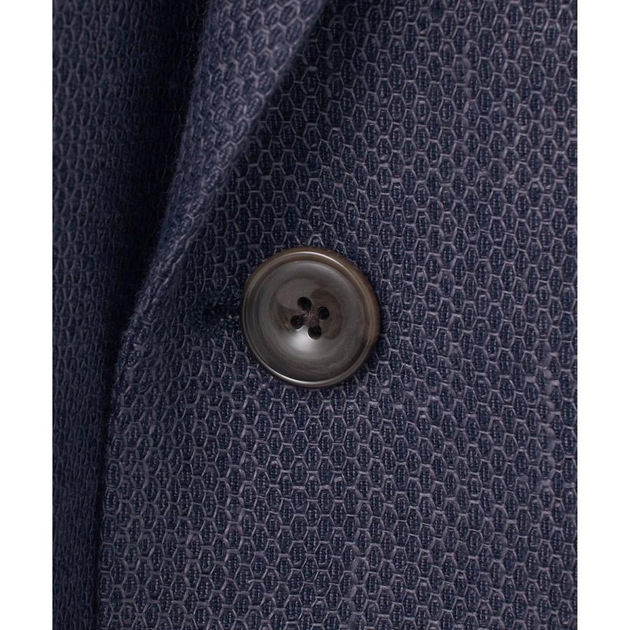 【DORMEUIL】ドーメル HEXAGON リネン ジャケット_ネイビーの画像