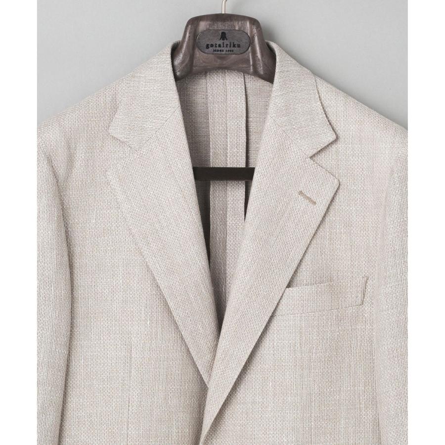 【DORMEUIL】ドーメル HEXAGON リネン ジャケット_ベージュの画像