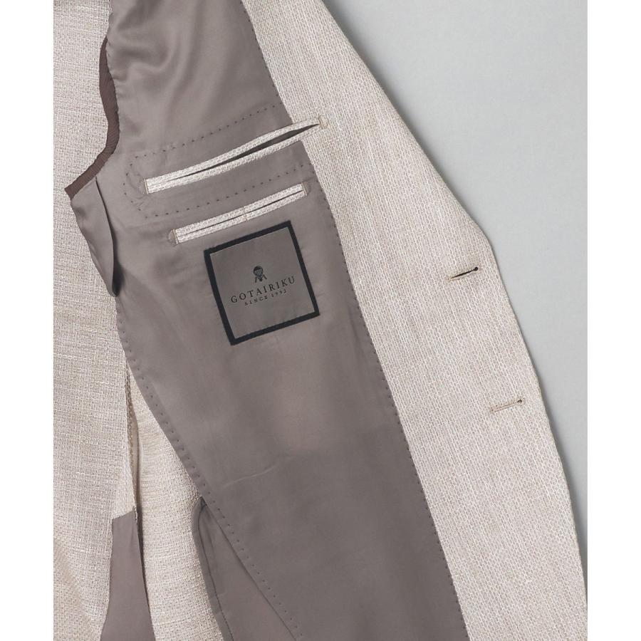 【DORMEUIL】ドーメル HEXAGON リネン ジャケット_ベージュの画像