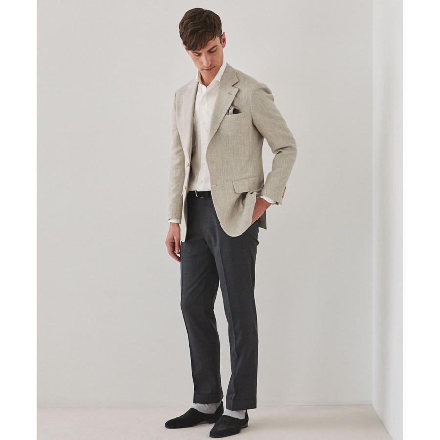 【DORMEUIL】ドーメル HEXAGON リネン ジャケット_ベージュの画像