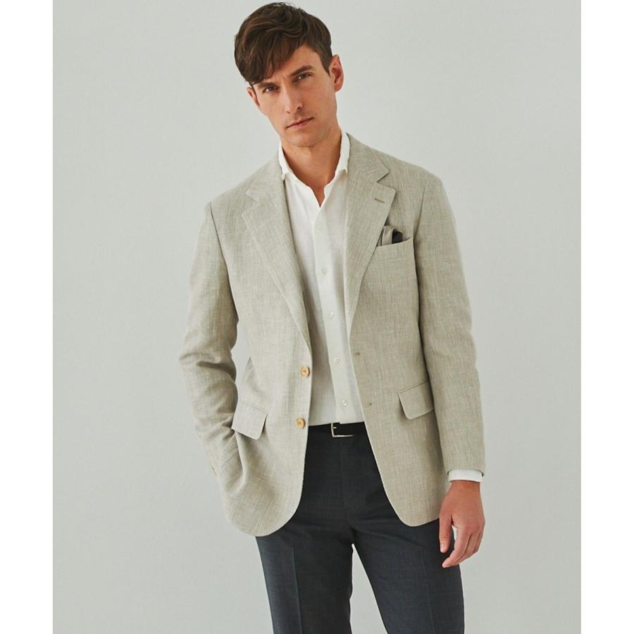【DORMEUIL】ドーメル HEXAGON リネン ジャケット_ベージュの画像