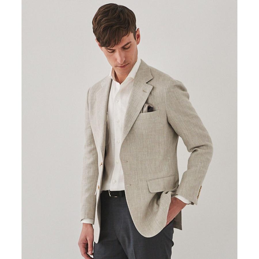 【DORMEUIL】ドーメル HEXAGON リネン ジャケット_ベージュの画像