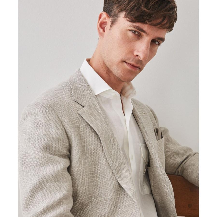 【DORMEUIL】ドーメル HEXAGON リネン ジャケット_ベージュの画像