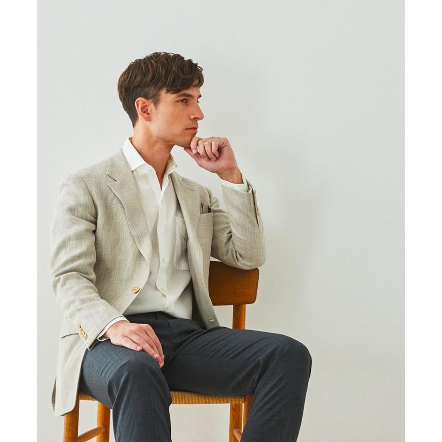 【DORMEUIL】ドーメル HEXAGON リネン ジャケット_ベージュの画像
