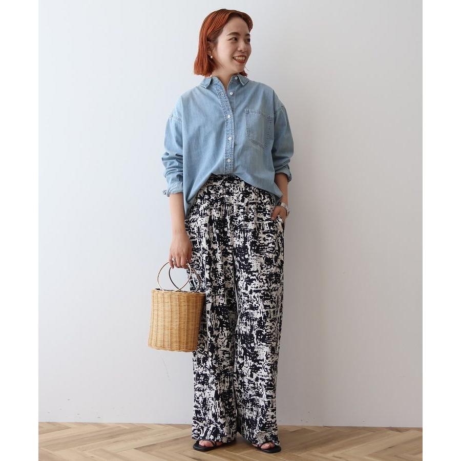 AMERICAN HOLIC アソートギャザー柄パンツ【WEB限定カラー AMERICAN HOLIC アソートギャザー柄パンツ【WEB限定カラー