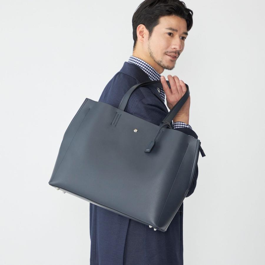 新品同様【本革】シップス SHIPS JET BLUEブリーフバッグ SHIPS（シップス） 【WEB限定】SHIPS: ライトウェイト 合成皮革 ビズ