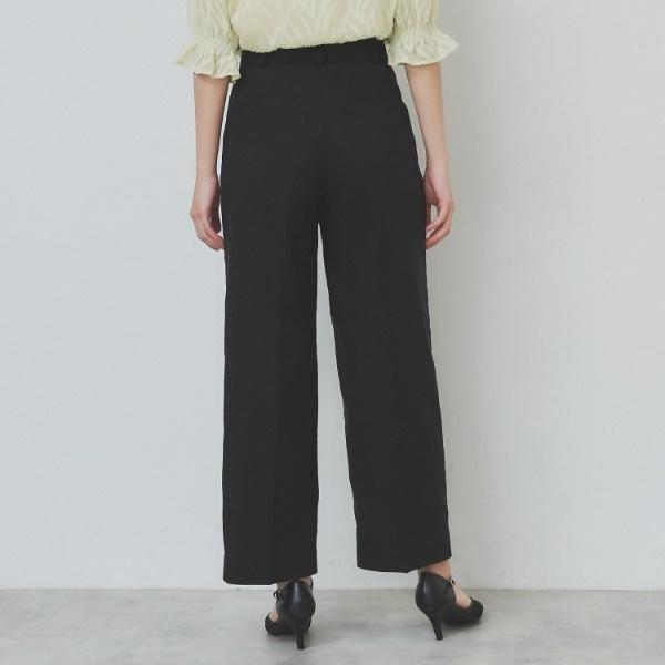 index（インデックス） サイドフラップストレッチワイドパンツ【洗濯機