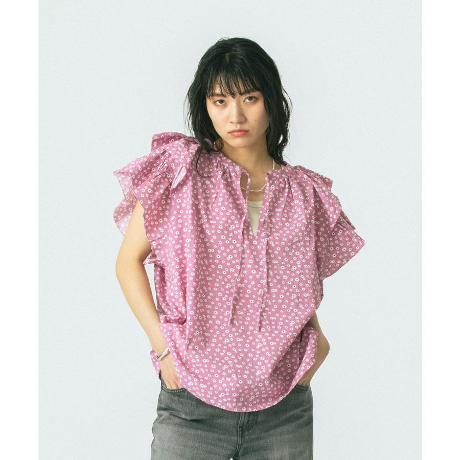 SUCKER FRILL BLOUSE