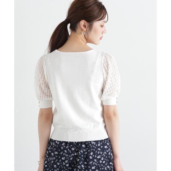 ロベルトカヴァリ♥透かし編み カットソー 肌見せしすぎず、ほんのり色っぽ。透かし編みメロウトップスカットソー
