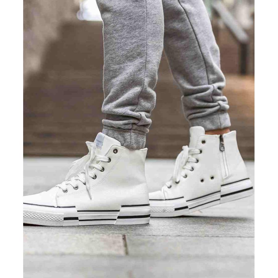 1PIU1UGUALE3 RELAXサイドロゴ 刺しゅう ハイカットスニーカー 1PIU1UGUALE3 RELAX サイドロゴハイカットスニーカー : マルイ(丸井